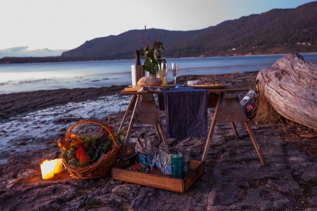 Breakfast Tessellated pavement